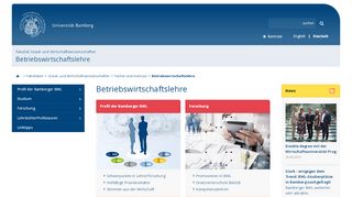
                            1. Betriebswirtschaftslehre: Sozial- und ... - Uni Bamberg