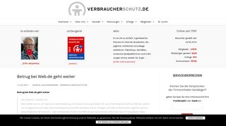 
                            4. Betrug bei Web.de geht weiter - Verbraucherschutz.de