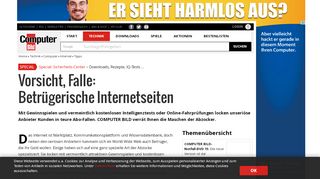 
                            2. Betrug im Internet: Die Tricks der Abzocker - COMPUTER BILD