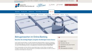 
                            5. Betrugsmaschen im Online-Banking - Bank für Kirche und Caritas eG ...