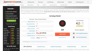 
                            8. Betsafe Betting Review: The complete overview of the ...