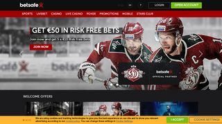 
                            4. Betsafe has you covered for Sports Bets, Poker and Casino