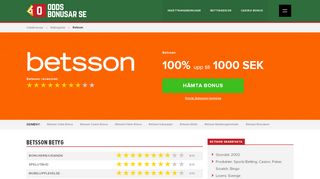 
                            10. Betsson Bonus » Odds 2500 SEK » Casino 2500 SEK → feb 2019