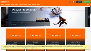 
                            2. Betsson: Spela Casino, Odds och Poker - Känn spänningens ögonblick