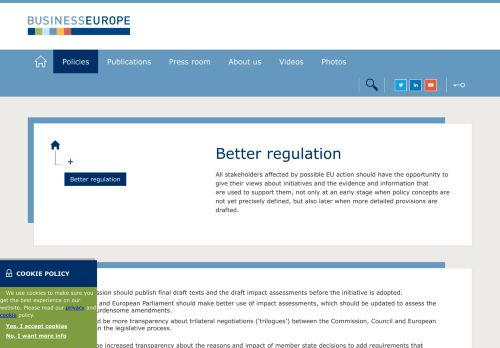 
                            7. Better regulation | BusinessEurope