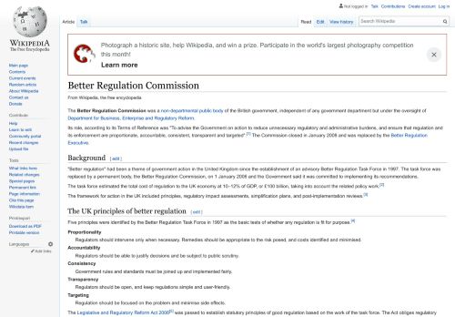 
                            5. Better Regulation Commission - Wikipedia