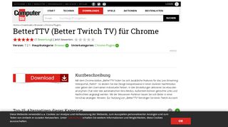 
                            12. BetterTTV (Better Twitch TV) für Chrome 7.2.1 - Download ...