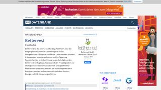 
                            7. Bettervest - Unternehmensprofil | Gründerszene