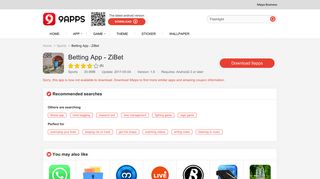 
                            12. Betting App - ZiBet for Android Free Download - 9Apps