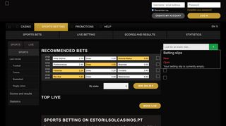 
                            6. Betting home - Estoril Sol Casinos online.