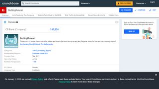 
                            4. BettingRunner | Crunchbase
