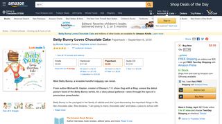 
                            6. Betty Bunny Loves Chocolate Cake: Michael Kaplan, Stephane ...