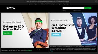 
                            1. Betway: Online Betting, Casino & Sports