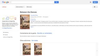 
                            13. Between the Dances - Resultado de Google Books