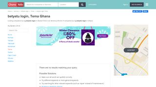 
                            13. betyetu login Tema Ghana - List of Ghana betyetu login companies