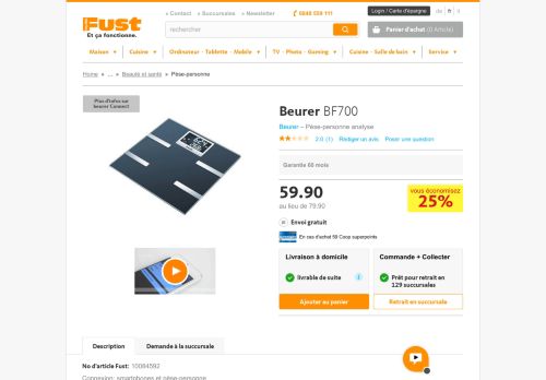 
                            11. Beurer BF700 - pas cher - Fust