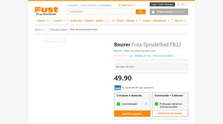 
                            12. Beurer Fuss-Sprudelbad FB12 - pas cher - Fust