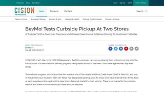 
                            9. BevMo! Tests Curbside Pickup At Two Stores - PR Newswire