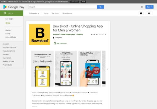 
                            2. Bewakoof Online Shopping App - Apps on Google Play