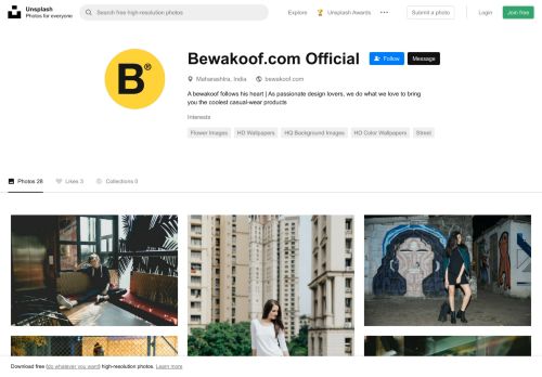 
                            10. Bewakoof.com Official (@bewakoofofficial) | Unsplash Photo Community