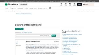 
                            10. Beware of BookVIP.com! - Bargain Travel Message Board - TripAdvisor