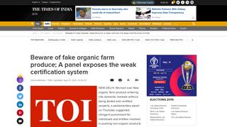 
                            9. Beware of fake organic farm produce; A panel exposes the weak ...