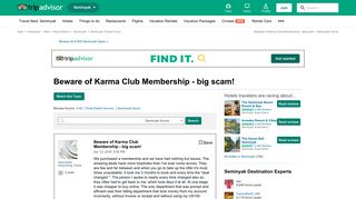 
                            7. Beware of Karma Club Membership - big scam! - Seminyak Forum ...