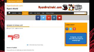 
                            8. Beware of myMail mail app! - Ryan Gralinski