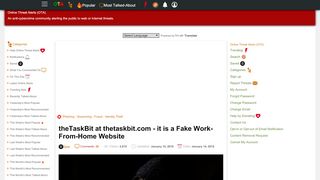 
                            6. Beware of theTaskBit at thetaskbit.com - it is a Fake Work-From ...