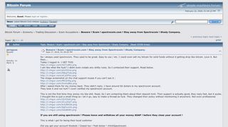
                            8. Beware ! Scam ! spectrocoin.com ! Stay away from Spectrocoin ...