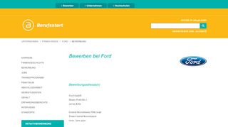 
                            10. Bewerben bei Ford | Berufsstart.de