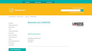 
                            9. Bewerben bei LANXESS | Berufsstart.de