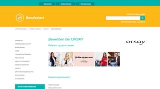 
                            11. Bewerben bei ORSAY | Berufsstart.de