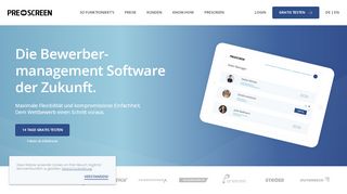 
                            1. Bewerbermanagement Software | Recruiting Software | Prescreen.io
