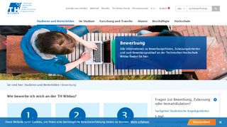 
                            9. Bewerbung Alle Informationen zu Bewerbungsfristen ... - TH Wildau