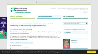 
                            9. Bewerbung Ausbildung Krankenpflege - Martin-Luther-Krankenhaus