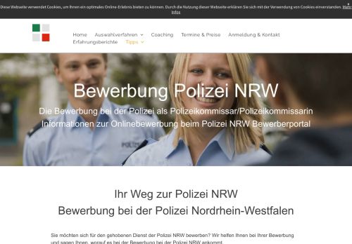 
                            8. Bewerbung bei der Polizei NRW - Onlinebewerbung, Sportabzeichen ...