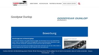 
                            12. Bewerbung bei Goodyear Dunlop - Arbeitgeber im Profil - CAREER ...