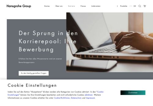 
                            10. Bewerbung bei Hansgrohe | Hansgrohe Group