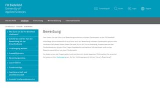 
                            11. Bewerbung | FH Bielefeld