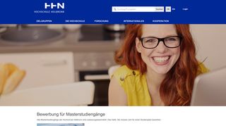 
                            6. Bewerbung für Masterstudiengänge - Hochschule Heilbronn