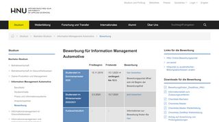 
                            2. Bewerbung - Hochschule Neu-Ulm