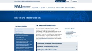 
                            6. Bewerbung Masterstudium › Friedrich-Alexander-Universität Erlangen ...