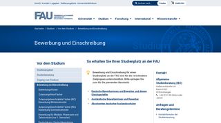 
                            2. Bewerbung und Einschreibung › Friedrich-Alexander-Universität ...