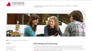 
                            2. Bewerbung und Zulassung – Hochschule Karlsruhe – Technik und ...