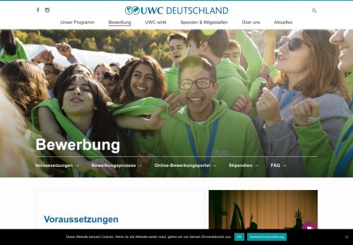 
                            2. Bewerbung · UWC Deutschland