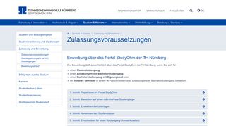 
                            2. Bewerbungsablauf ohne hochschulstart.de – Technische Hochschule ...