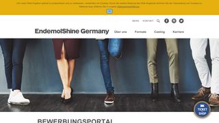 
                            11. Bewerbungsportal - Endemol Shine Germany