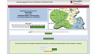 
                            1. Bewerbungsportal für den Schuldienst in Rheinland-Pfalz - eSchule24