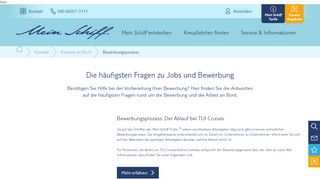 
                            10. Bewerbungsprozess |TUI Cruises